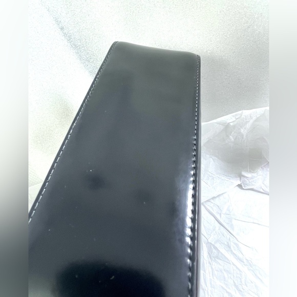 Kate Spade NY Sam Icon Spazzolato Leather Mini Hobo. Black/Silver. - Picture 11 of 15